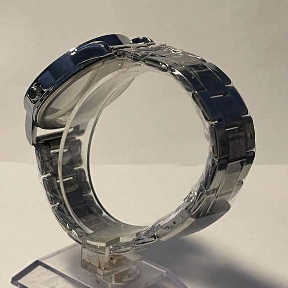 SAN FRANCISCO 49ERS NFL Team Logo Men's Stainless-Steel Silver Analog Watch NEW - Picture 6 of 11